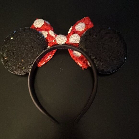 Minnie Mouse Ears Headbands Set of (2) - Picture 3 of 5